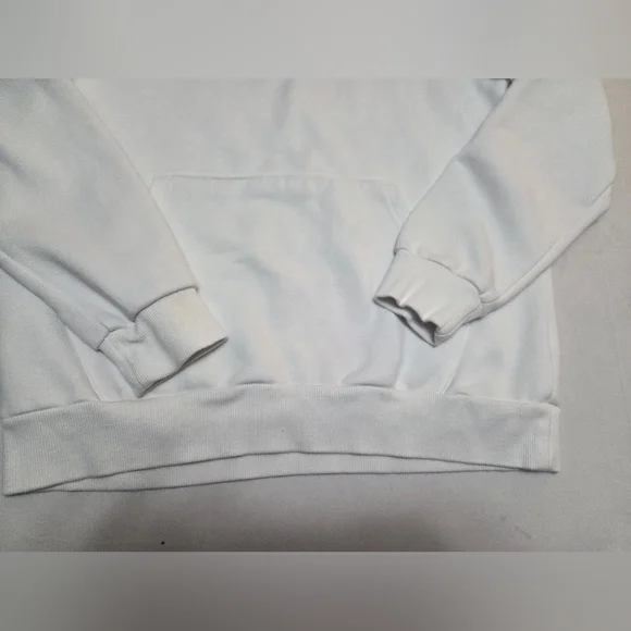 Puma Green and White Camouflage Logo Hoodie Sweatshirt Athletic Style EUC Size M - Picture 3 of 13